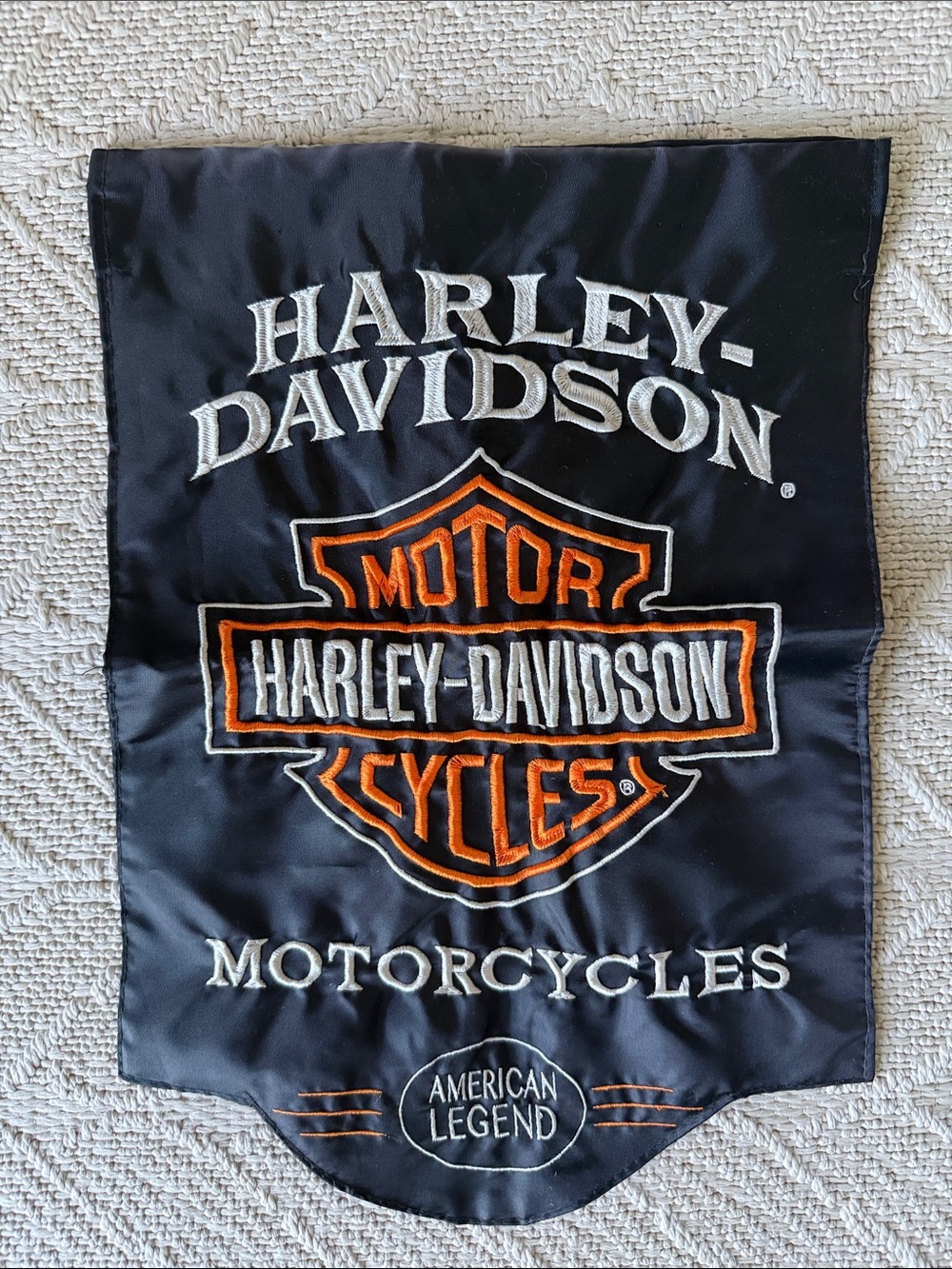 Harley-Davidson American Legend Garden Flag - Man Cave Banner